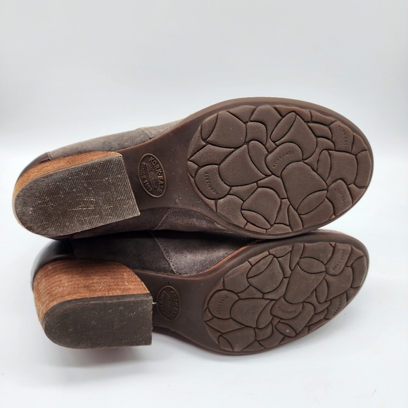 Kork Ease Maddelena Gray Suede Distressed Vintage Ankle Boots Size 8 - Picture 9 of 11